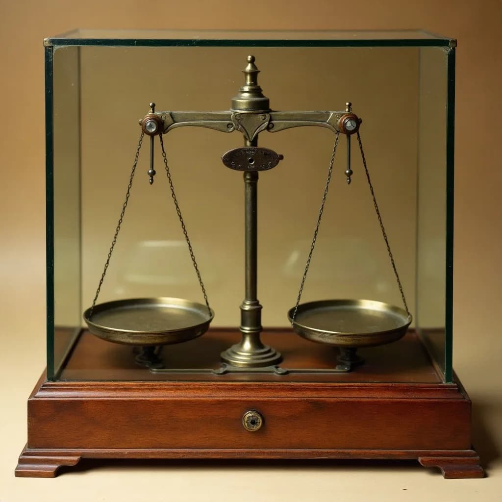 Bausch & Lomb analytical balance · 1938