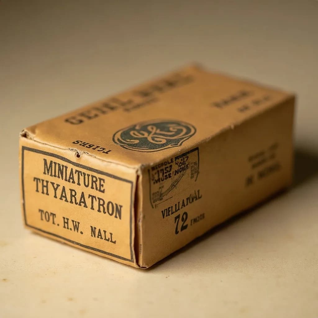 GE 2D21 miniature thyratron · sealed carton lot of ten